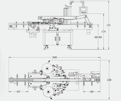 Front and Back Labeler
